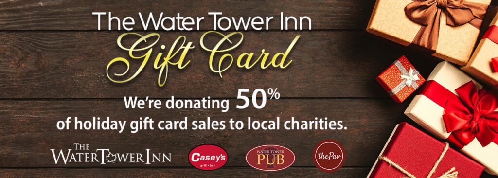 Gift Cards at The Water Tower Inn