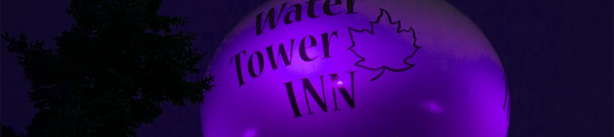 purple water tower